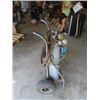 Image 4 : Acetyline Torches, Gauges, Hose, and Cart *Oxygen
