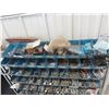 Image 2 : Metal Bolt Bin with 120 Tray Organizers Full of 