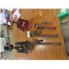 Image 1 : 2 Pipe Vices, 4 Pipe Wrenches up to 8'' , Pipe Cutter 