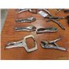 Image 5 : 14 Pieces ; Vice Grips, Bessey Clamps, Welding Grips 
