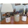 Image 1 : 2 Crockery Jug Lamps, 1 Crockery Jug