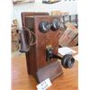 Image 2 : Northern Electric Wood Wall Mount Telephone