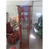 Image 1 : Oak Curio Cabinet 71'' x 20'' x 20''