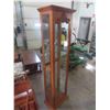 Image 2 : Oak Curio Cabinet 71'' x 20'' x 20''