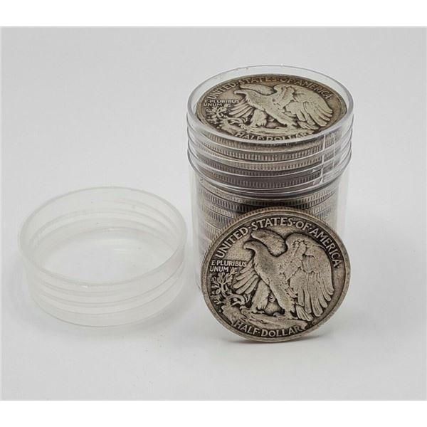 (1) Random Date Walking Liberty Half From Roll