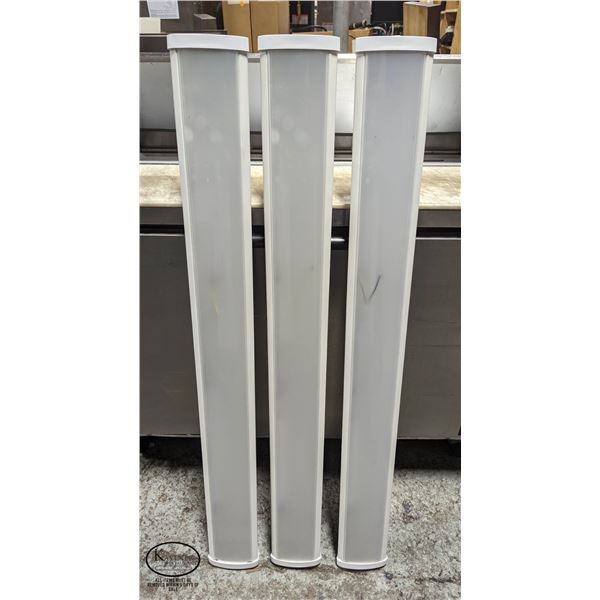 LOT OF 3 LED SHOP LIGHT FIXTURES - NO WIRING