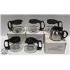 6 FRIELING 4 CUP COFFEE CARAFES