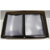 APPROX. 24 NEW BLACK VINYL COMMERCIAL MENU COVERS
