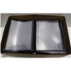 APPROX. 24 NEW BLACK VINYL COMMERCIAL MENU COVERS