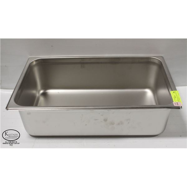 NEW WINCO FULL SIZE STAINLESS STEEL INSERT - 6"