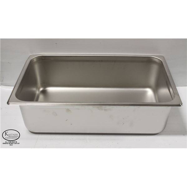 NEW WINCO FULL SIZE STAINLESS STEEL INSERT - 6"