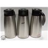 Image 1 : LOT OF 3 CURTIS THERMOPRO 1.9L INSULATED POUR POTS