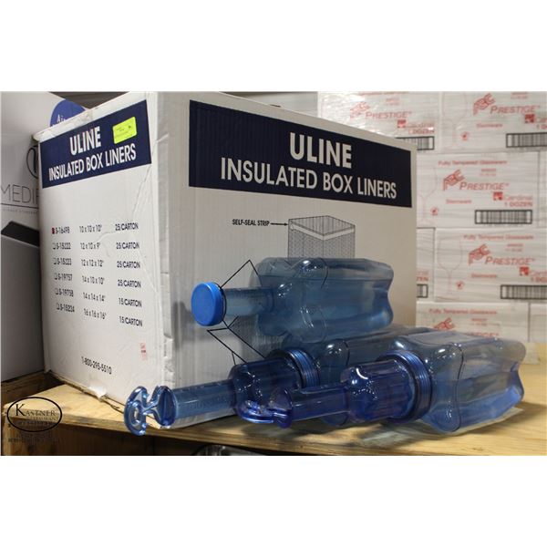 3 ICE PADDLES AND LINERS