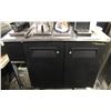 Image 1 : TRUE 2-DOOR BACK BAR COOLER W/ BAR PARTS