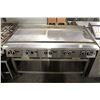 Image 1 : GARLAND 5' NATURAL GAS GRIDDLE W/ STAND