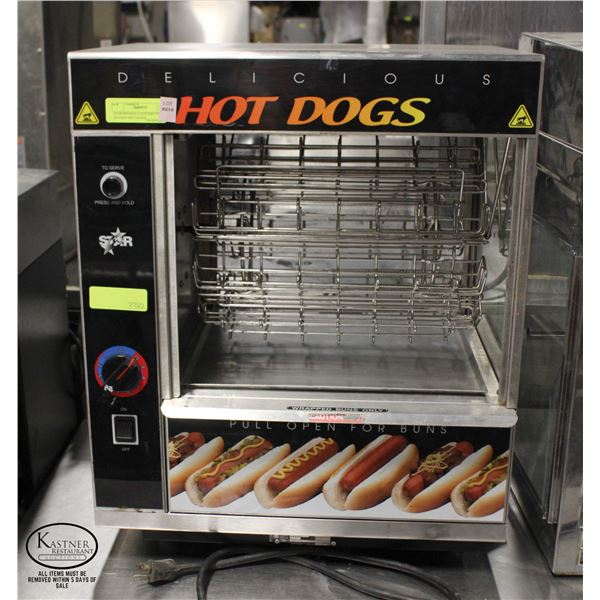 STAR HOLMAN COUNTERTOP HOTDOG ROTISSERIE