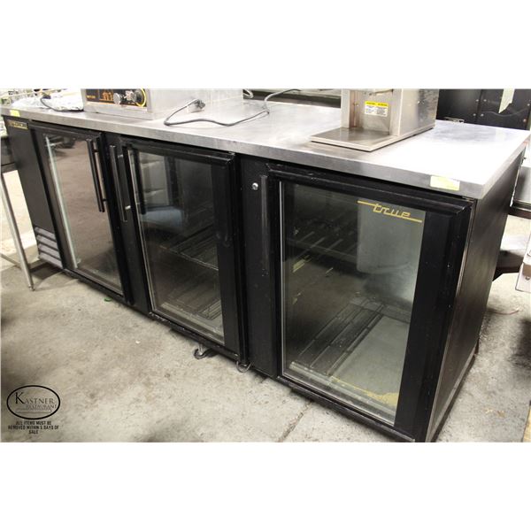 TRUE 3-DOOR UNDERCOUNTER BACK BAR COOLER