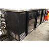 Image 2 : TRUE 3-DOOR UNDERCOUNTER BACK BAR COOLER
