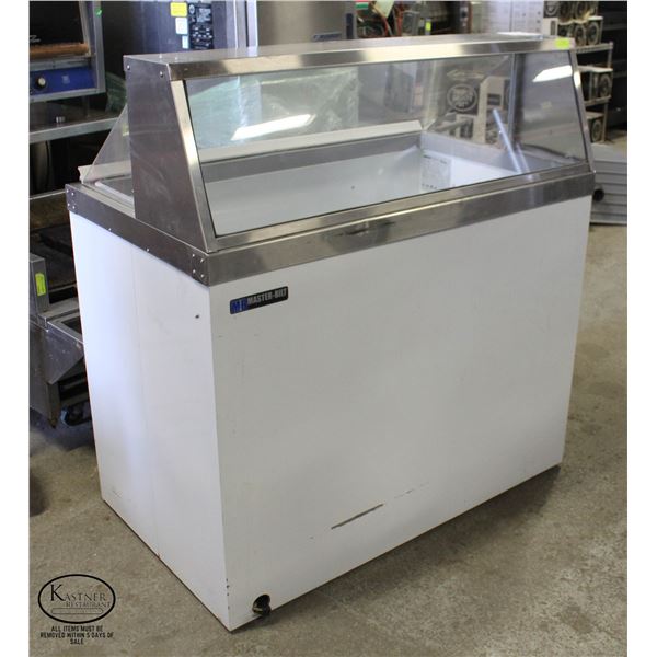 MASTERBILT 4' ICE CREAM FREEZER W/ SNEEZEGUARD