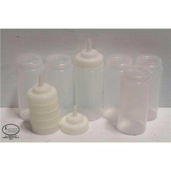 SIX NEW TABLECRAFT CONDIMENT / SAUCE SQUEEZE