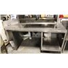 Image 3 : 8' CUSTOM S/S WORK COUNTER W/ FOOD WARMER