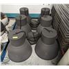 LOT OF 6 LARGE HANGING LIGHT FIXTURES