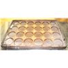 Image 1 : STACK OF 7 FULL SIZE ALUMINUM HAMBURGER BUN PANS