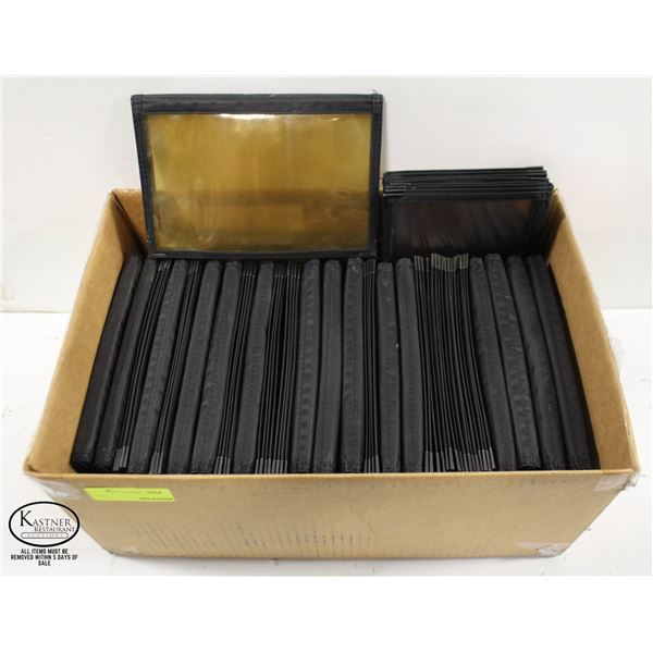 BOX OF 22 HALF LETTER SIZE MENU COVERS