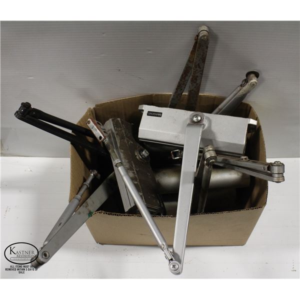 7 ASSORTED COMMERCIAL DOOR CLOSER MECHANISMS