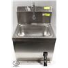 Image 1 : WALL MOUNT HAND SINK W/ SPOUT (NO TAPS)