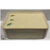 Image 1 : LOT OF 20 22"X16" FIBERGLASS SERVICE TRAYS