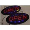 Image 1 : TWO LED OPEN SIGNS