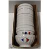 Image 1 : LOT OF 12 BRANDED PORCELAIN BOWLS
