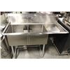 Image 1 : TARRISON 2-WELL STAINLESS STEEL SINK W/ FAUCET &