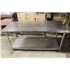 Image 1 : 6' STAINLESS STEEL PREP TABLE W/ UNDERSHELF