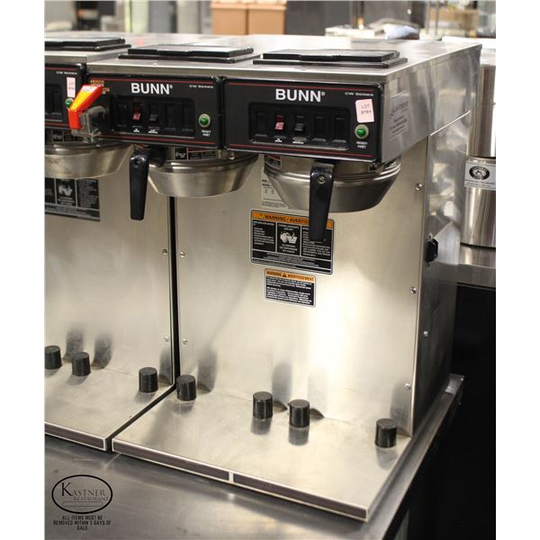 BUNN CW SERIES DUAL AIR POT COFFEE BREWER W/ HOT