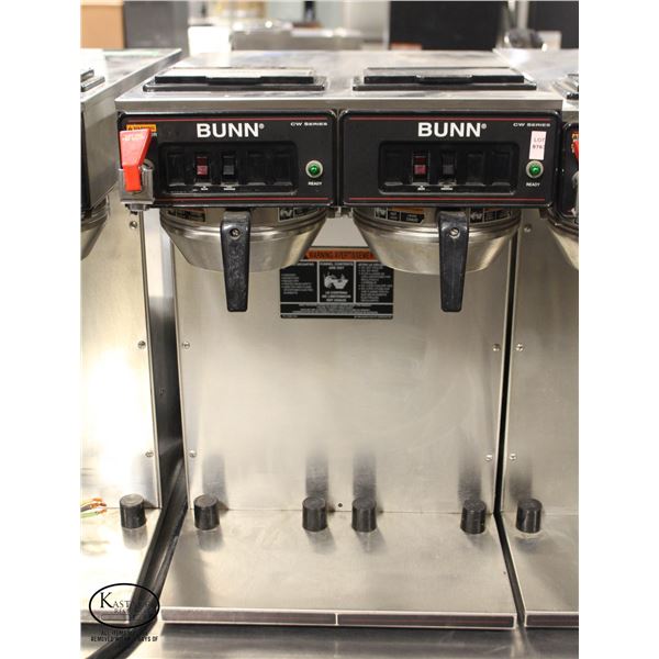 BUNN CW SERIES DUAL AIR POT COFFEE BREWER W/ HOT