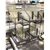 LOT OF 2 BUNN COFFEE DISPENSER RACKS W/ 5 PORTABLE