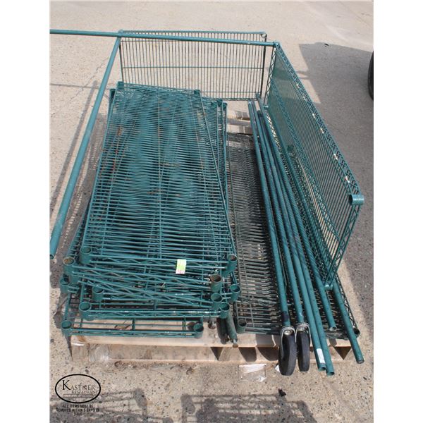 BAILIFF SEIZURE: PALLET OF GREEN-WIRE METRO