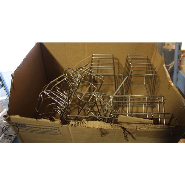 FLAT OF ASSORTED TABLETOP CADDIES