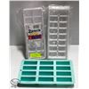 Image 1 : TWO 2-PACK EEZY OUT ICE TRAYS, W/ SILICONE TRAY