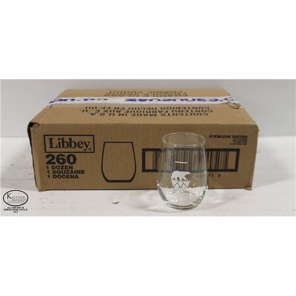 12 NEW POLAR PARK BRANDED LIBBEY 6.25 OZ SEAMLESS
