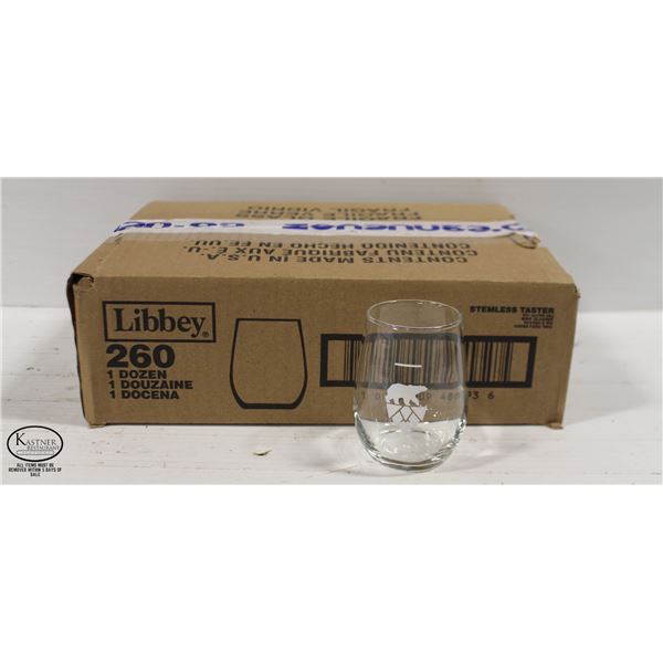 12 NEW POLAR PARK BRANDED LIBBEY 6.25 OZ SEAMLESS