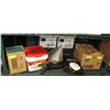 Image 1 : SHELF CONTENTS INCLUDING: FLAT W/ 7 WINE