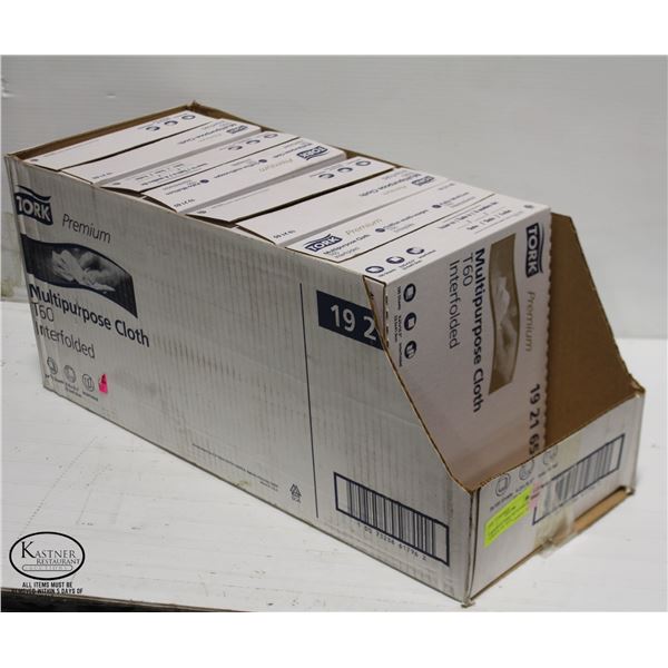 4 BOXES OF TORK T60 INTERFOLDED TOWELS, 100 / BOX