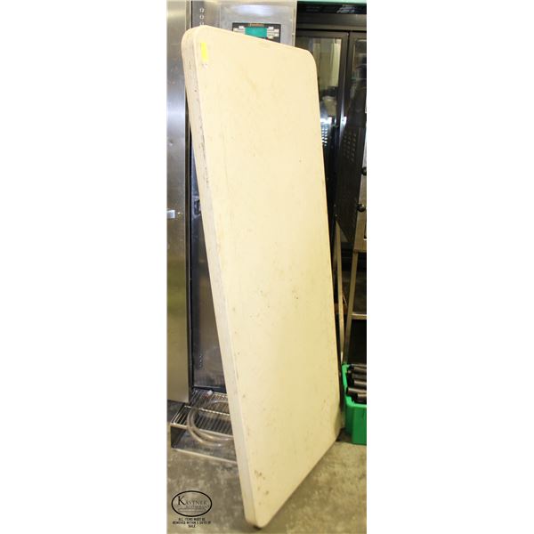 6' POLY FOLDING TABLE - 72" X 30"