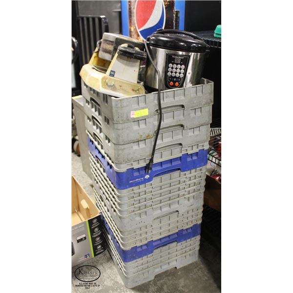 COMMERCIAL RESTAURANT LOT: WARING DOUBLE WAFFLE