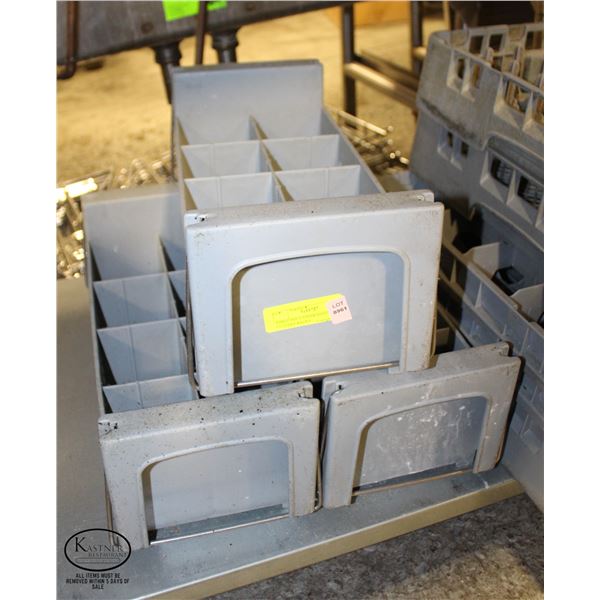 THREE POLY DISHWASHER CUTLERY RACKS
