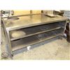 Image 1 : 6' STAINLESS STEEL WORKTABLE W/ UNDER STORAGE