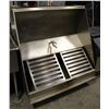 Image 1 : 3' STAINLESS STEEL CANOPY W/ 2 GREASE FILTERS